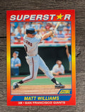 1992 Score 100 Superstars #95 Matt Williams