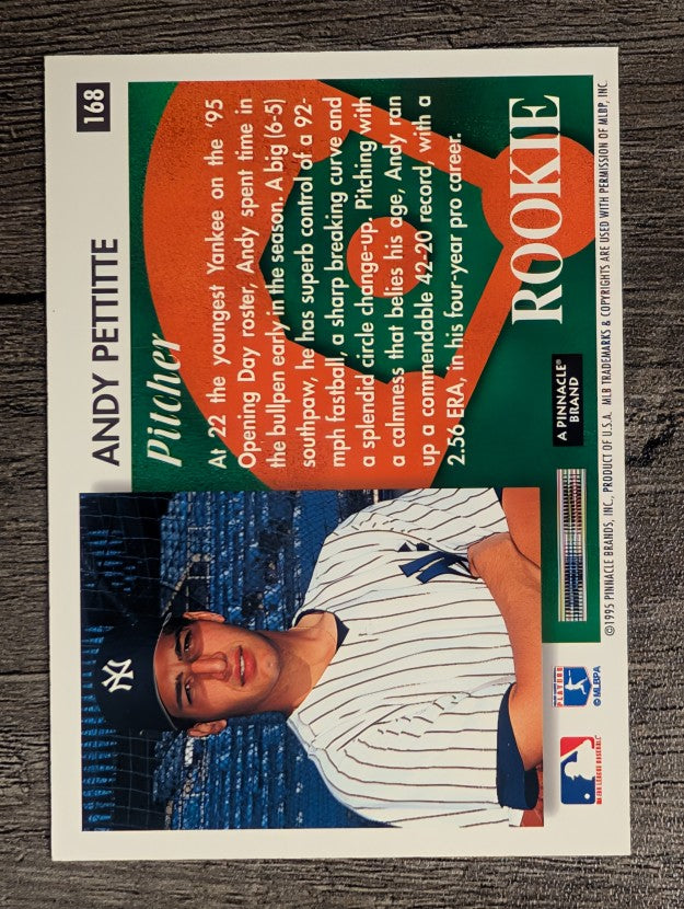 1995 Summit #168 Andy Pettitte