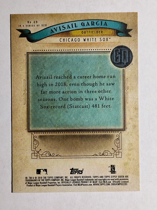 2019 Topps Gypsy Queen #39 Avisail Garcia