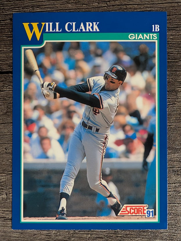 1991 Score #7 Will Clark