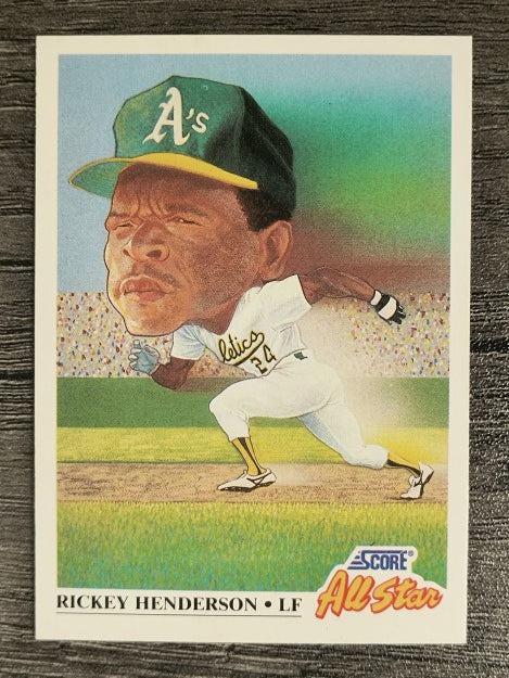 1991 Score #397 Rickey Henderson AS