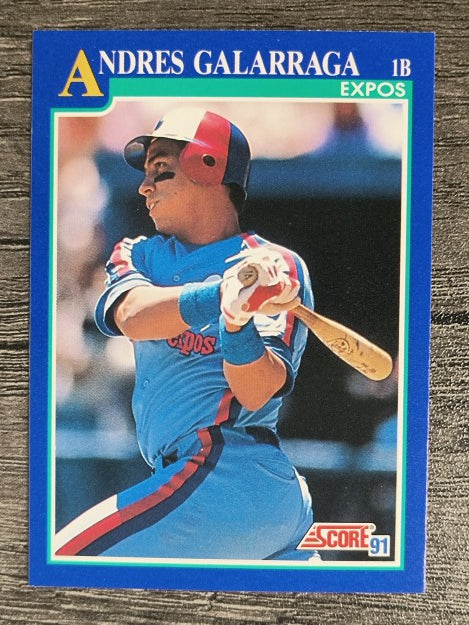 1991 Score #443 Andres Galarraga