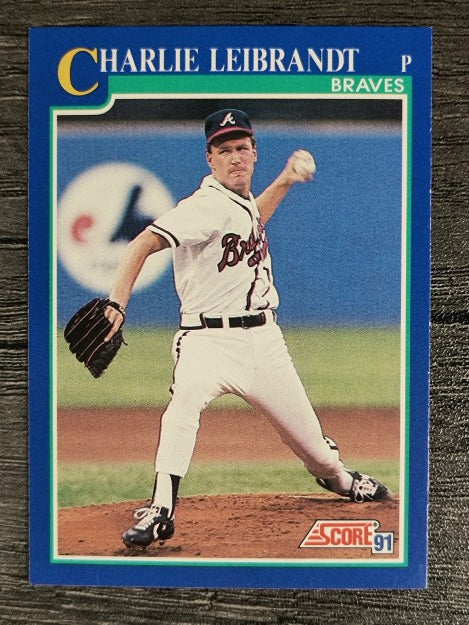 1991 Score #536 Charlie Leibrandt