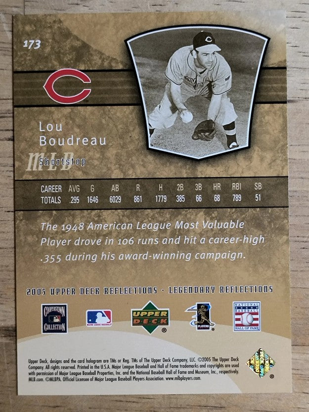 2005 Reflections #173 Lou Boudreau LGD