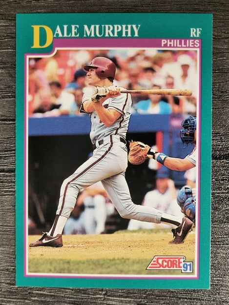 1991 Score #650 Dale Murphy