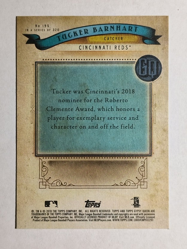 2019 Topps Gypsy Queen #195 Tucker Barnhart