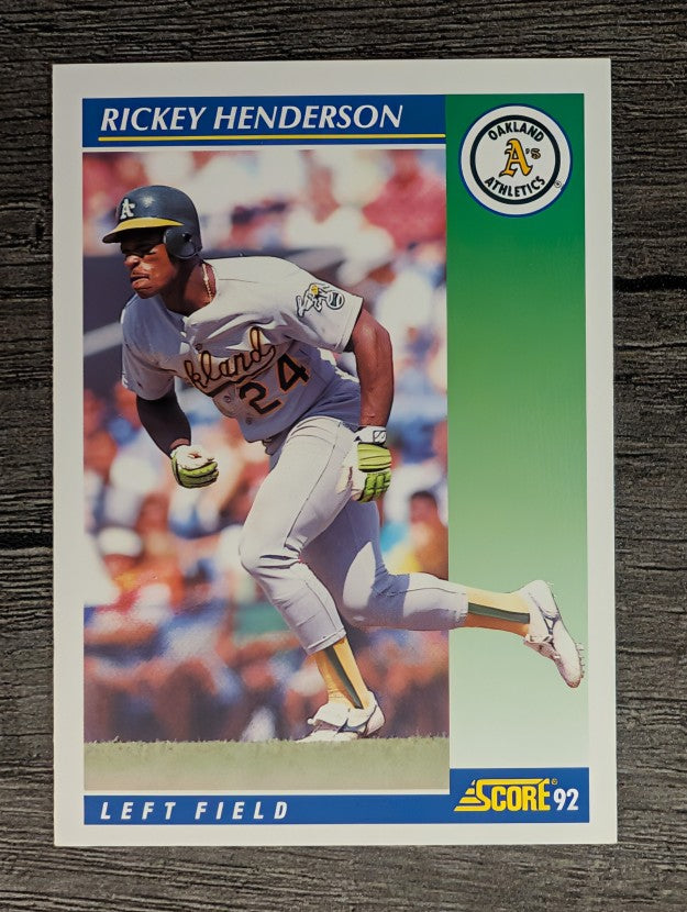 1992 Score #480 Rickey Henderson