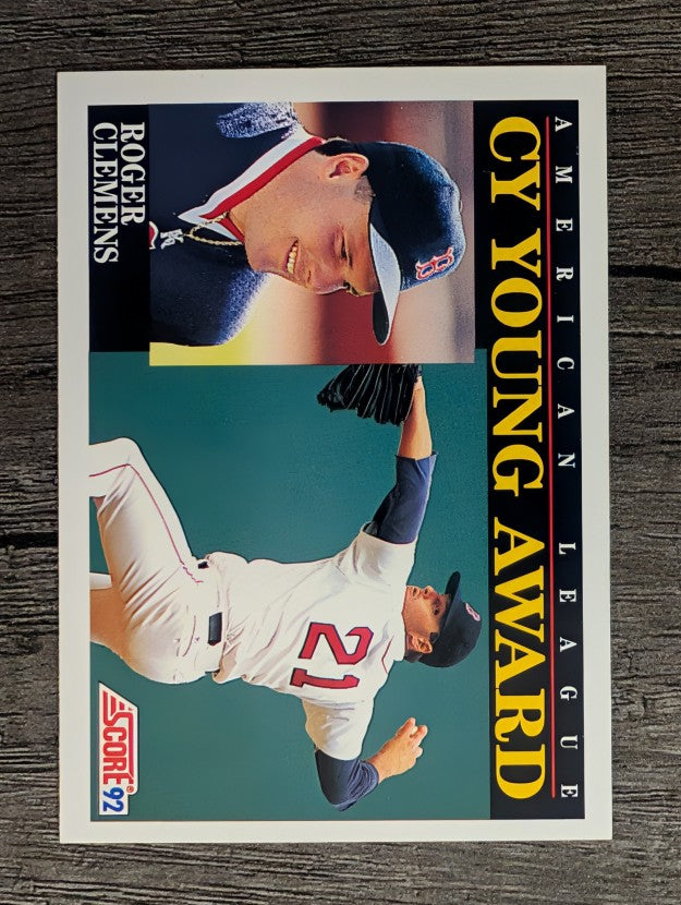 1992 Score #790 Roger Clemens CY