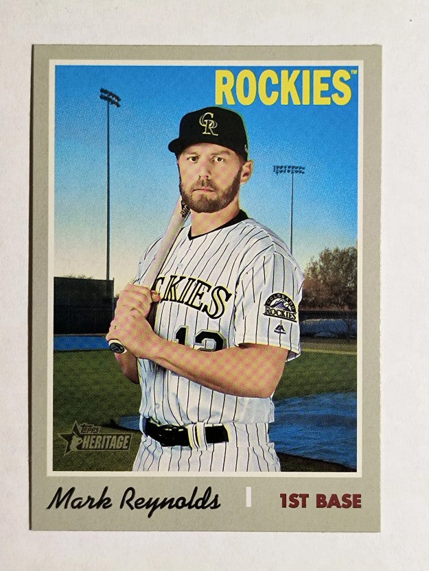 2019 Topps Heritage #648 Mark Reynolds