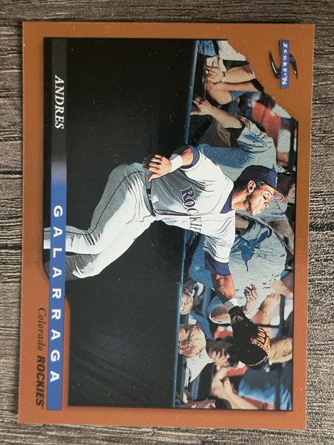 1996 Score Dugout Collection #B54 Andres Galarraga