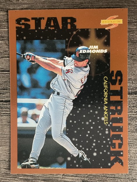 1996 Score Dugout Collection #B84 Jim Edmonds SS