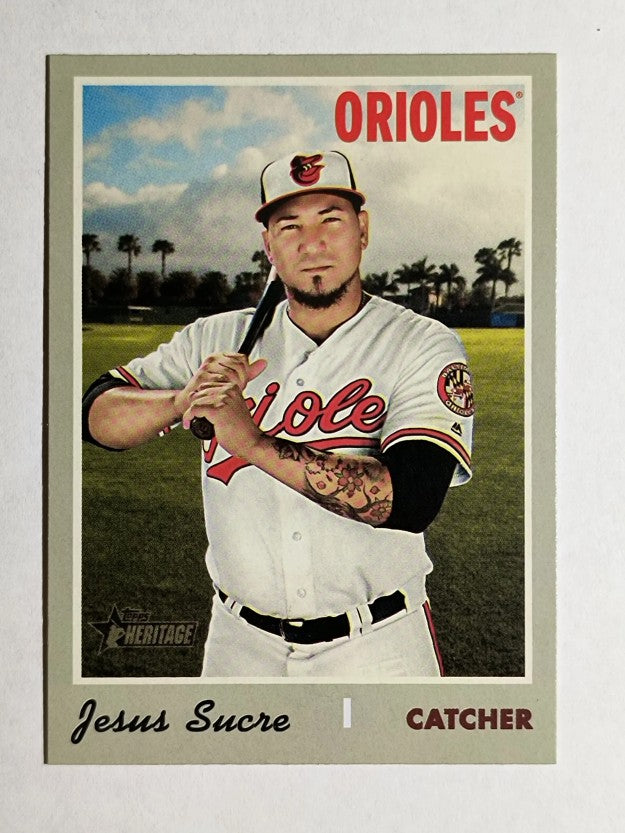 2019 Topps Heritage #666 Jesus Sucre