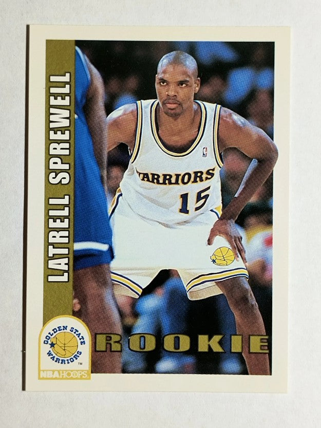 1992-93 Hoops #389 Latrell Sprewell RC