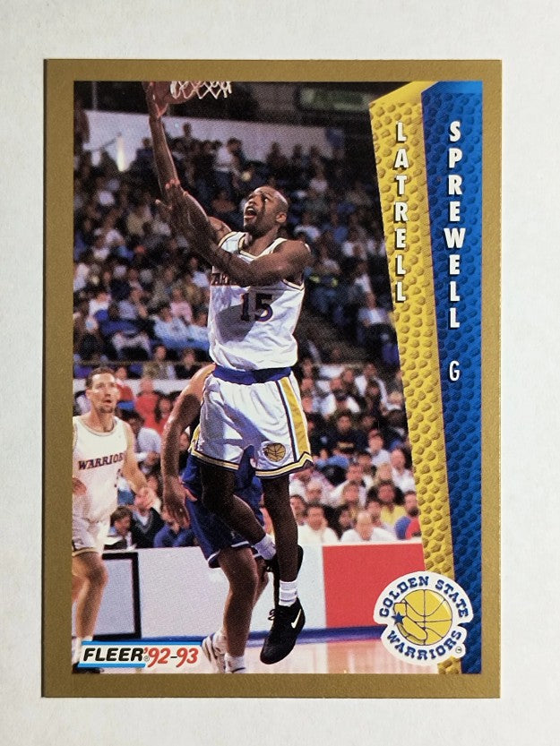 1992-93 Fleer #343 Latrell Sprewell RC