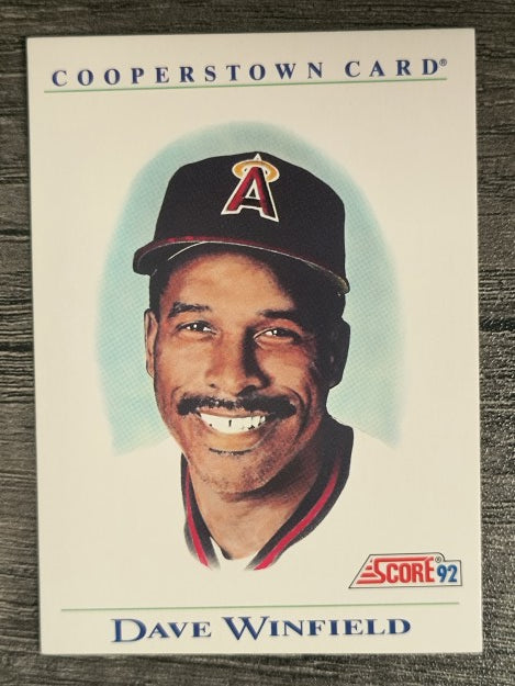 1992 Score Factory Inserts #B10 Dave Winfield COOP