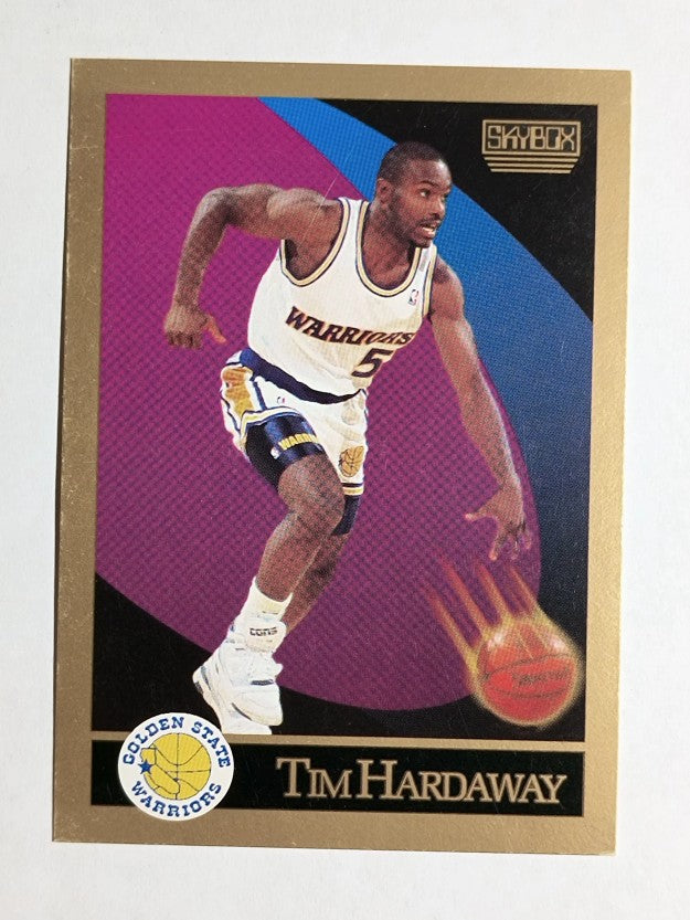 1990-91 SkyBox #95 Tim Hardaway RC