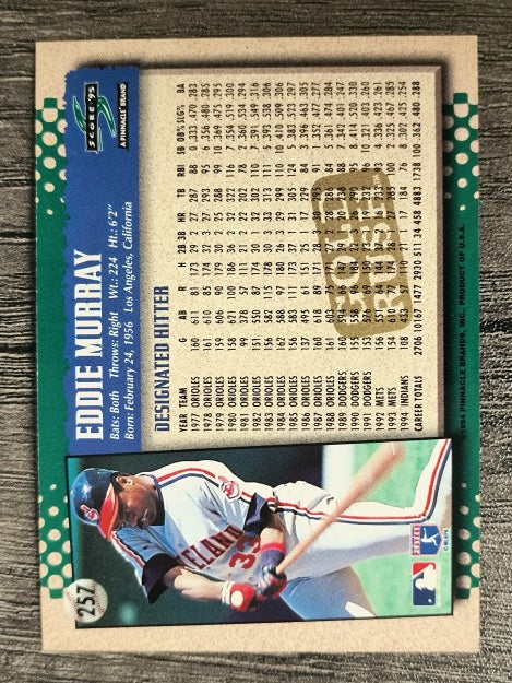 1995 Score Gold Rush #257 Eddie Murray (NM)