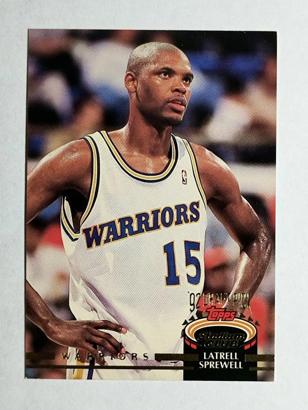 1992-93 Stadium Club #320 Latrell Sprewell RC