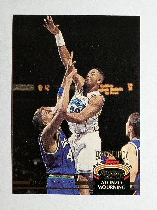 1992-93 Stadium Club #297 Alonzo Mourning RC