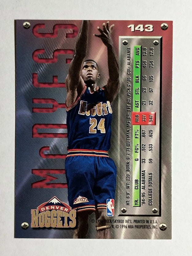 1995-96 Metal #143 Antonio McDyess RC