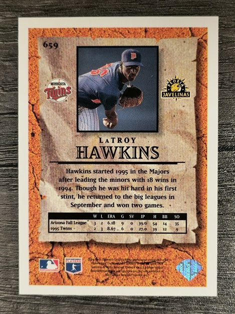 1996 Collector's Choice Silver Signature #659 LaTroy Hawkins AFL
