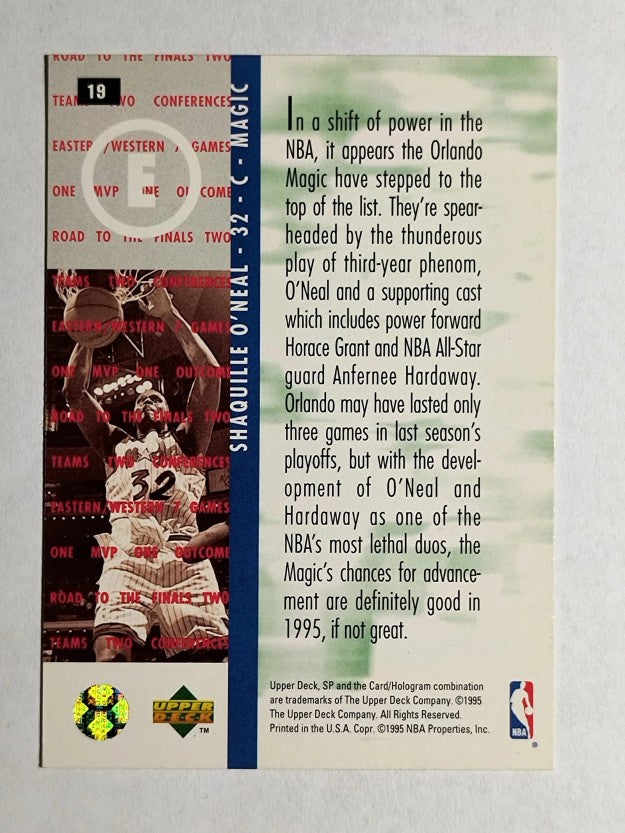 1994-95 SP Championship #19 Shaquille O'Neal RF