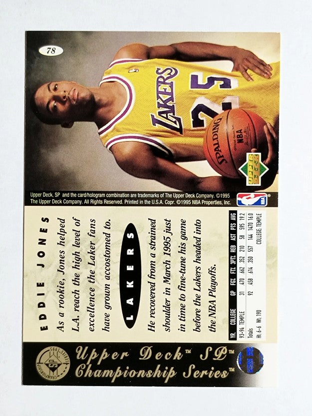 1994-95 SP Championship #78 Eddie Jones RC