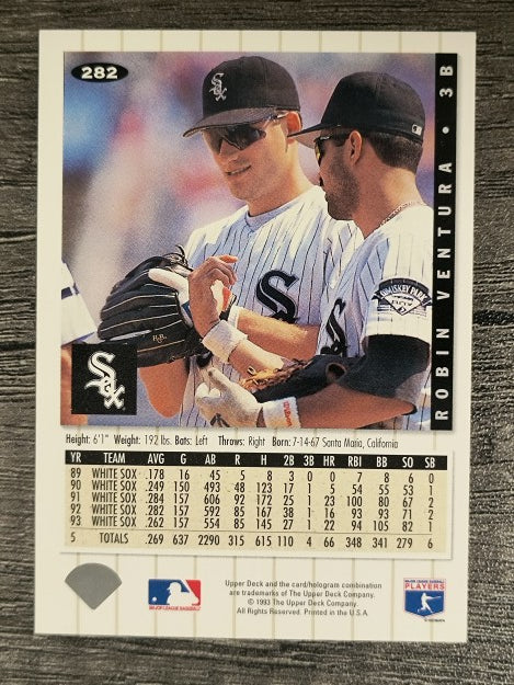 1994 Collector's Choice Silver Signature #282 Robin Ventura