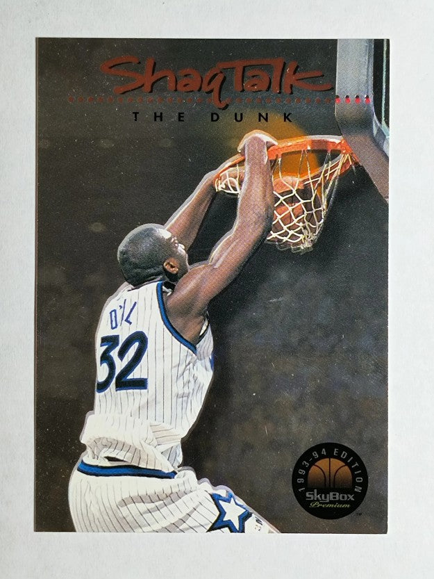 1993-94 SkyBox Premium Shaq Talk #4 Shaquille O'Neal/The Dunk