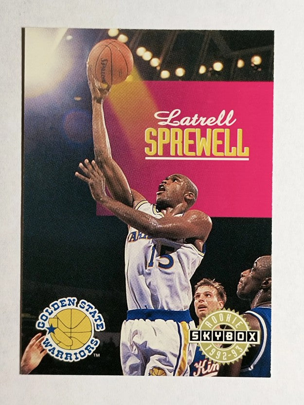 1992-93 SkyBox #342 Latrell Sprewell SP RC