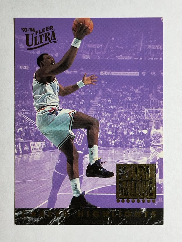 1993-94 Ultra Karl Malone #1 Karl Malone/Power Rig