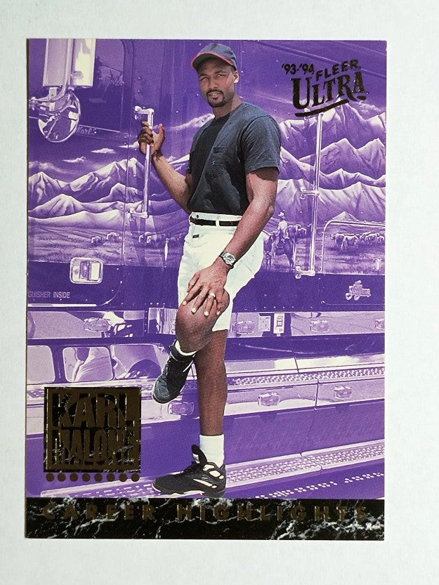 1993-94 Ultra Karl Malone #10 Karl Malone/Truckin'