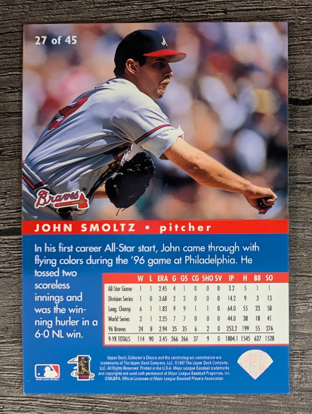 1997 Collector's Choice All-Star Connection #27 John Smoltz