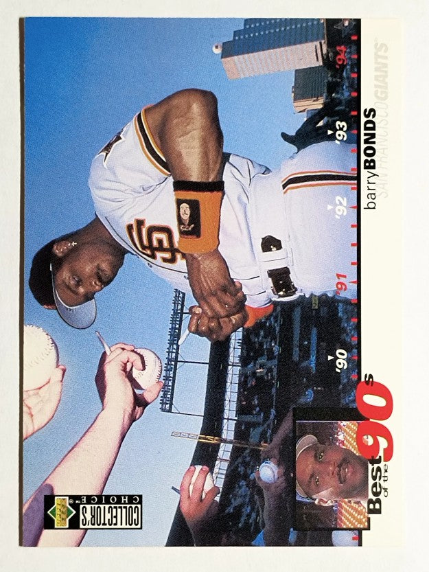 1995 Collector's Choice #60 Barry Bonds B90