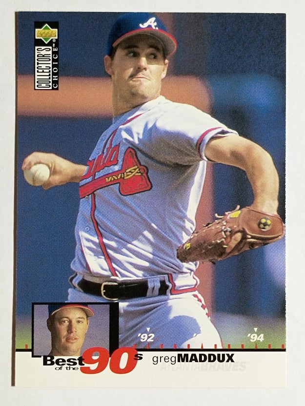 1995 Collector's Choice #63 Greg Maddux B90