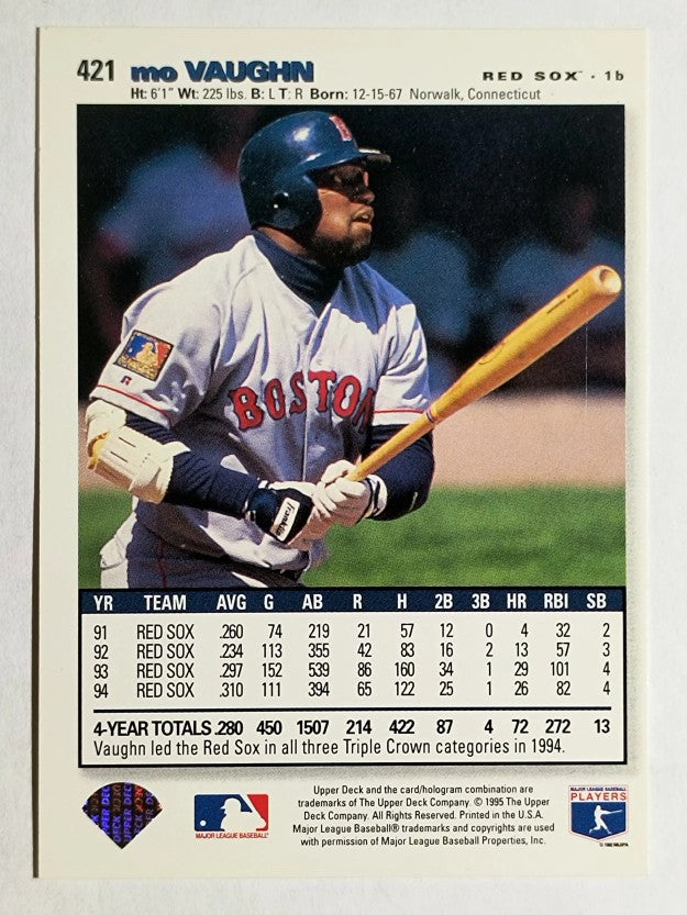 1995 Collector's Choice #421 Mo Vaughn
