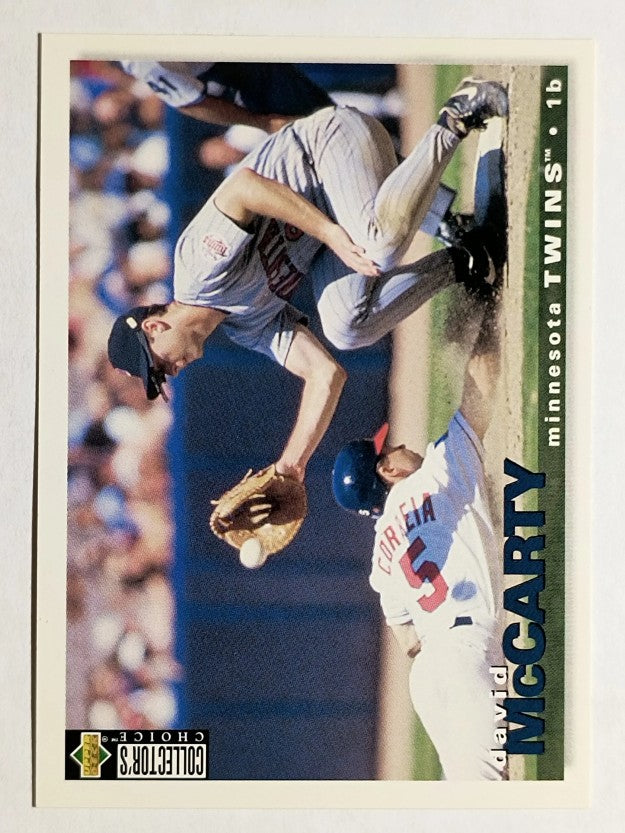 1995 Collector's Choice #485 David McCarty