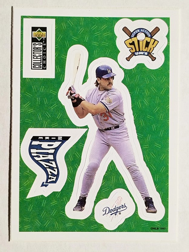 1997 Collector's Choice Stick'Ums #13 Mike Piazza