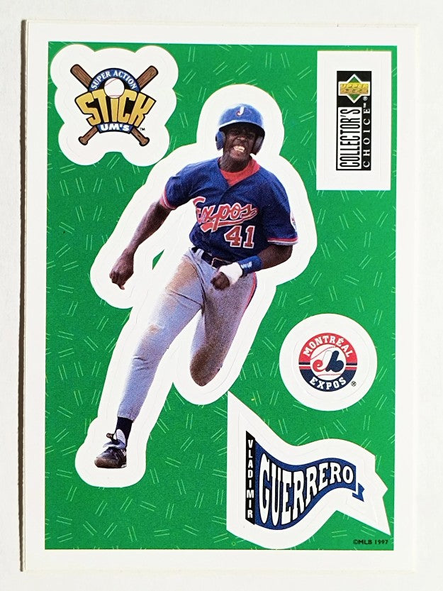 1997 Collector's Choice Stick'Ums #28 Vladimir Guerrero