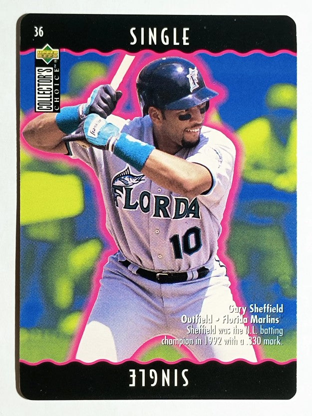 1996 Collector's Choice You Make the Play #36A Gary Sheffield