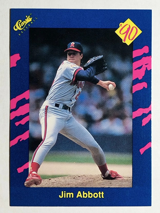 1990 Classic Blue #40 Jim Abbott