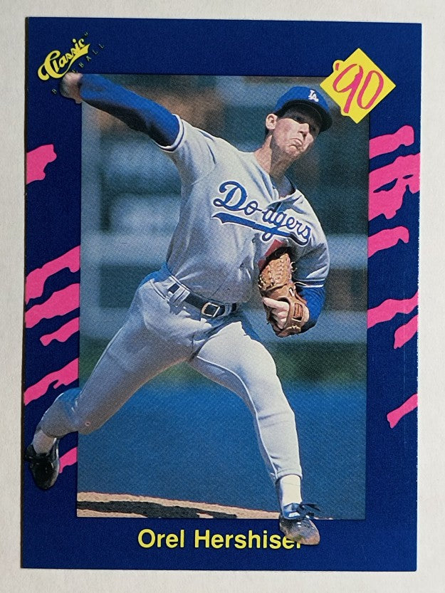 1990 Classic Blue #81 Orel Hershiser