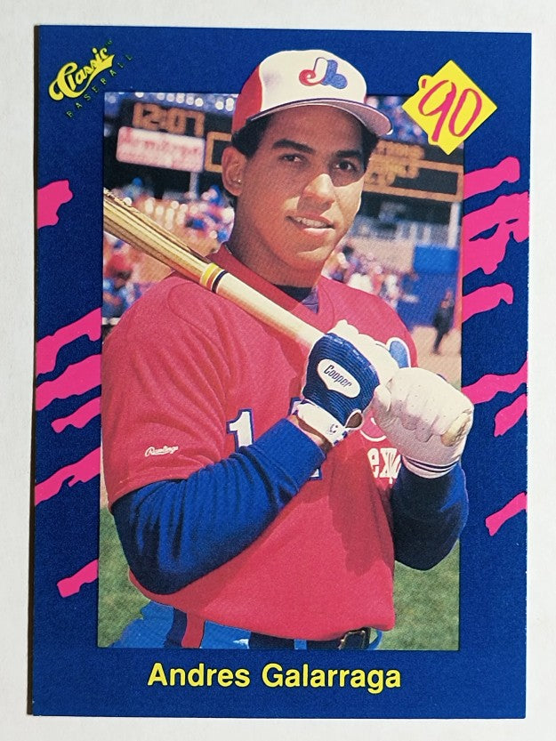 1990 Classic Blue #115 Andres Galarraga