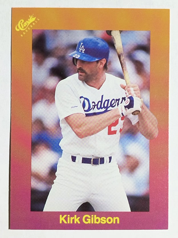 1989 Classic Travel Orange #120 Kirk Gibson