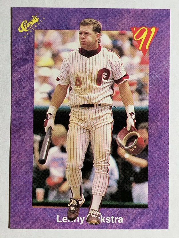 1991 Classic Game #133 Len Dykstra