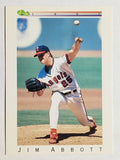 1992 Classic I #T1 Jim Abbott