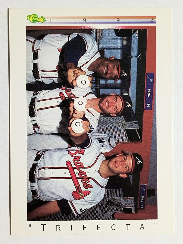 1992 Classic I #T18 Trifecta/Alejandro Pena/Mark Wohlers/Kent Mercker