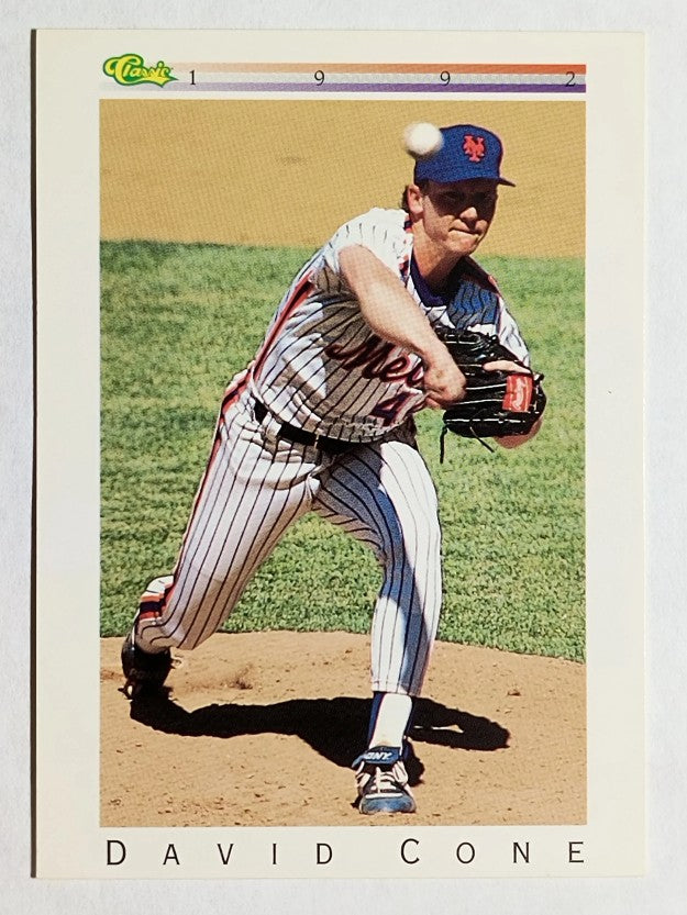 1992 Classic I #T27 David Cone