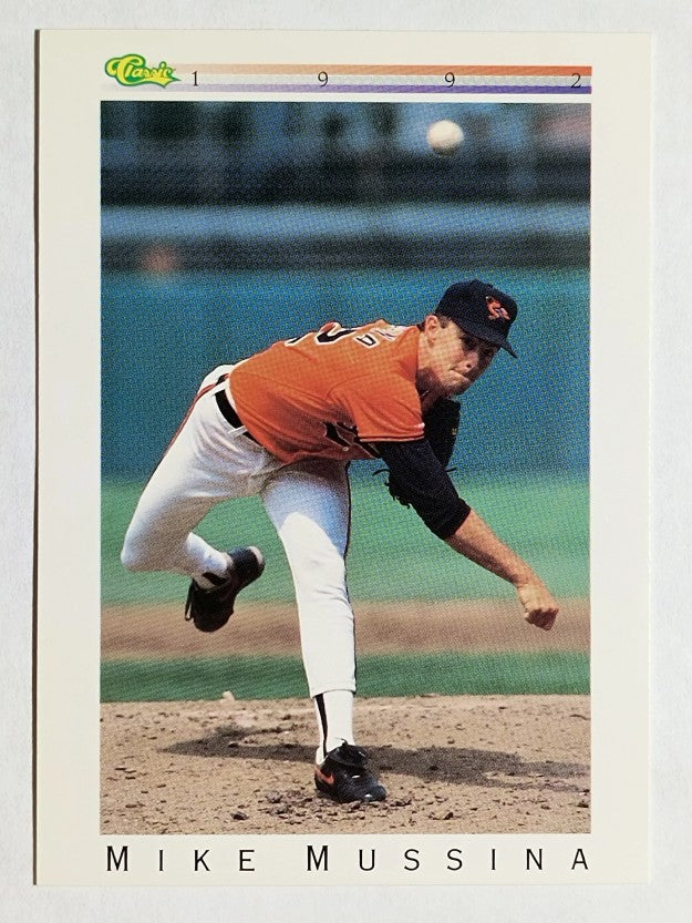 1992 Classic I #T67 Mike Mussina