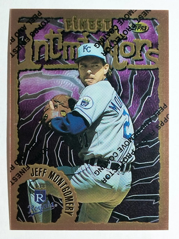 1996 Finest #B129 Jeff Montgomery B